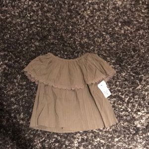 NWT off-the-shoulder top